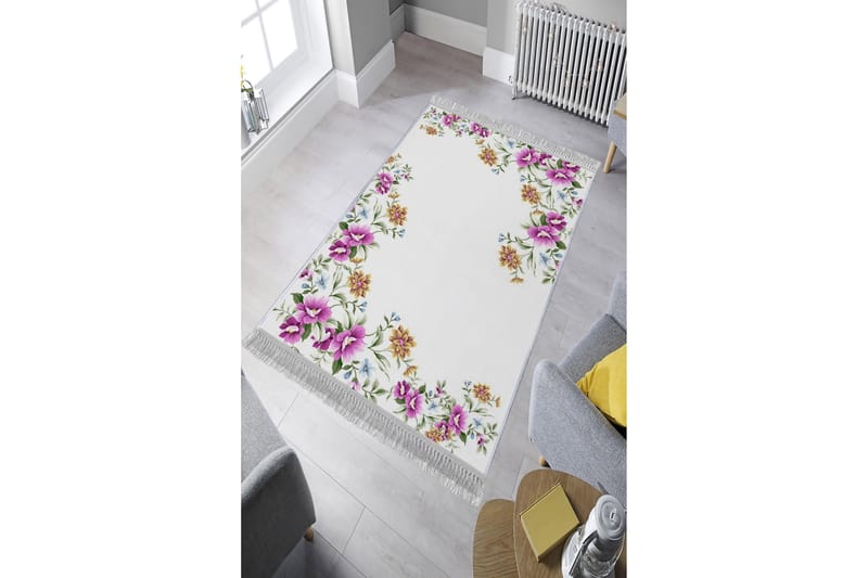 Homefesto Matta 100x200 cm - Multifärgad/Sammet - Textil & mattor - Mattor - Orientaliska mattor