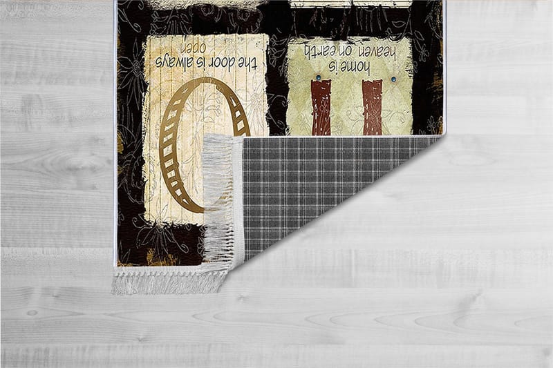 Homefesto Matta 100x200 cm - Multifärgad/Sammet - Textil & mattor - Mattor - Orientaliska mattor