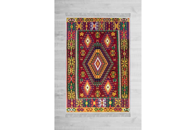 Homefesto Matta 100x200 cm - Multif ärgad/Sammet - Textil & mattor - Mattor - Orientaliska mattor