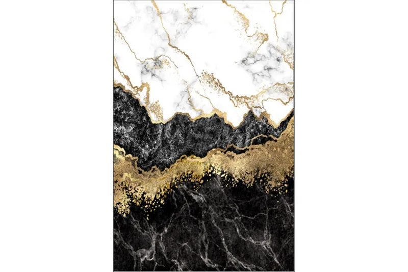 Homefesto Matta 100x200 cm, Multifärgad/Sammet