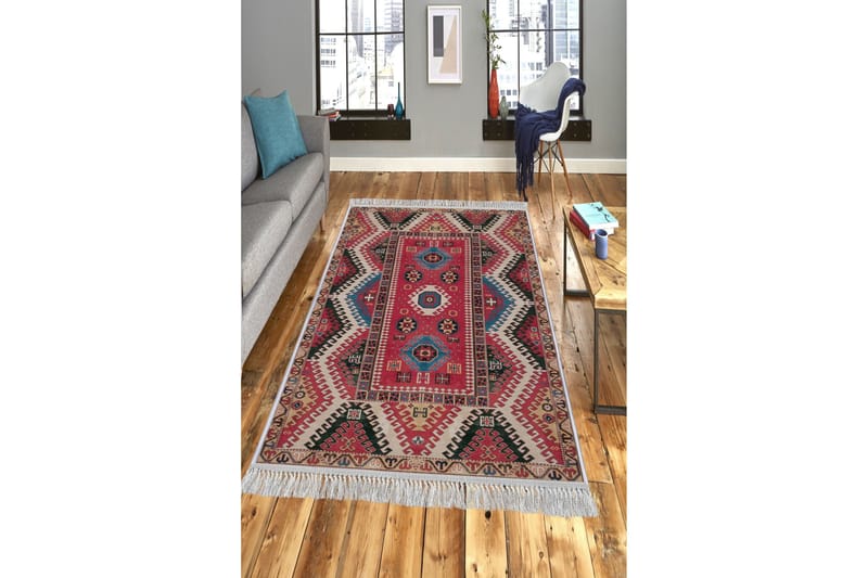 Homefesto Matta 100x200 cm, Multifärgad/Sammet