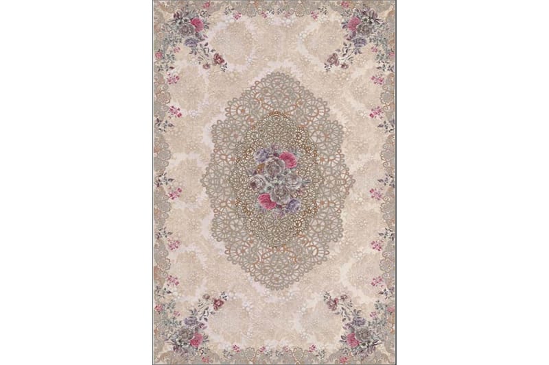 Homefesto Matta 100x200 cm - Multif ärgad/Sammet - Textil & mattor - Mattor - Orientaliska mattor