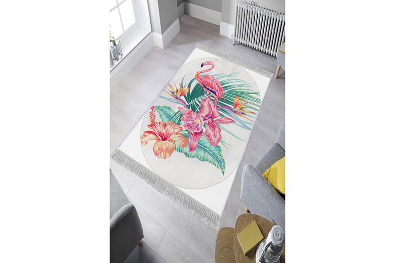 Homefesto Matta 100x200 cm - Multifärgad/Sammet - Textil & mattor - Mattor - Orientaliska mattor