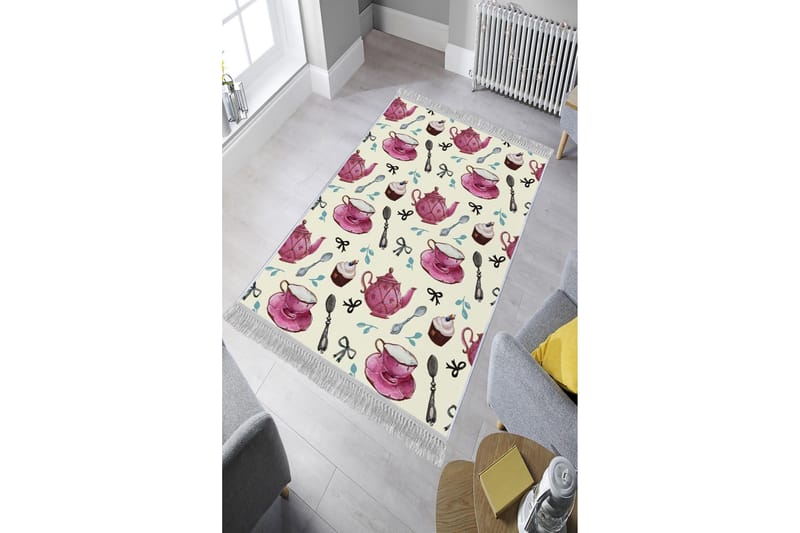 Homefesto Matta 100x200 cm - Multifärgad/Sammet - Textil & mattor - Mattor - Orientaliska mattor