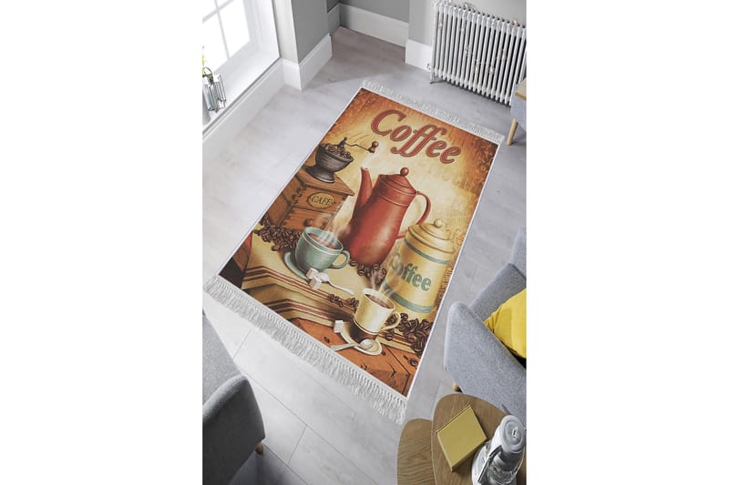 Homefesto Matta 100x200 cm - Multifärgad/Sammet - Textil & mattor - Mattor - Orientaliska mattor