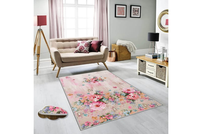 Homefesto Matta 100x300 cm, Multifärgad