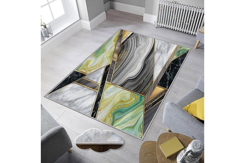 Homefesto Matta 100x300 cm, Multifärgad