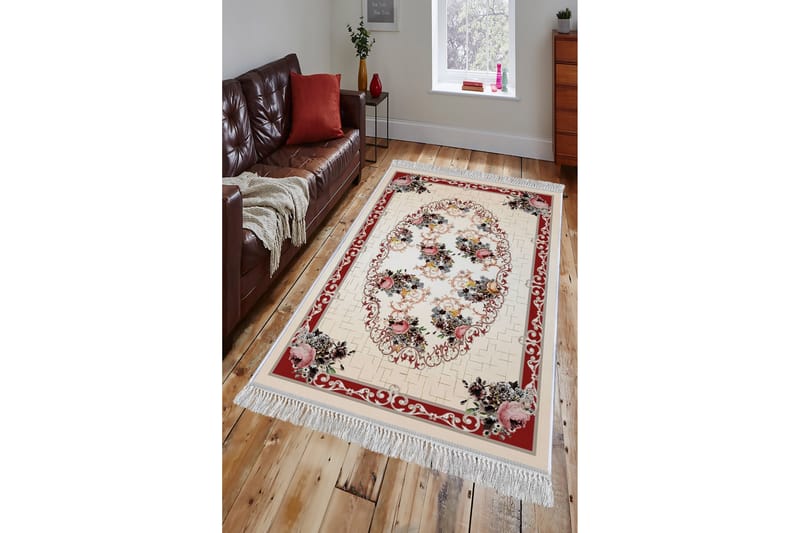 Homefesto Matta 100x300 cm - Multifärgad/Sammet - Orientaliska mattor - Persisk matta