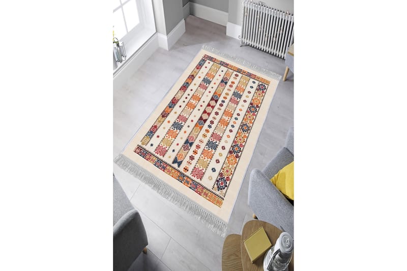 Homefesto Matta 100x300 cm - Multifärgad/Sammet - Textil & mattor - Mattor - Orientaliska mattor
