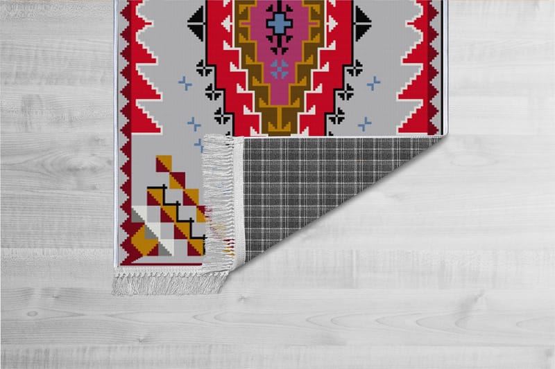 Homefesto Matta 100x300 cm - Multifärgad/Sammet - Textil & mattor - Mattor - Orientaliska mattor