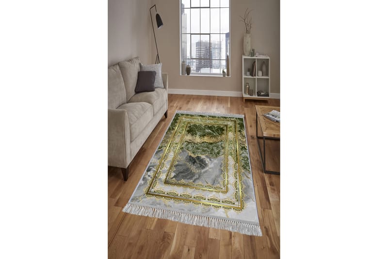 Homefesto Matta 100x300 cm - Multifärgad/Sammet - Orientaliska mattor - Persisk matta