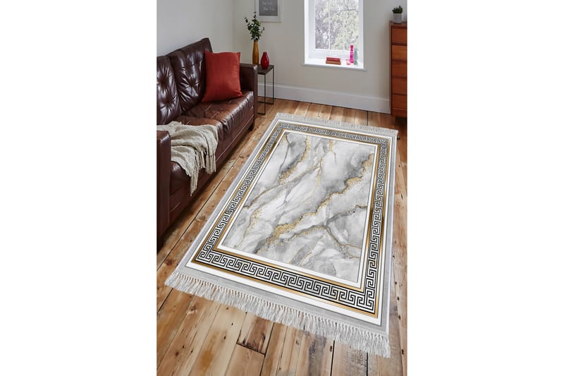 Homefesto Matta 100x300 cm - Multifärgad/Sammet - Orientaliska mattor - Persisk matta