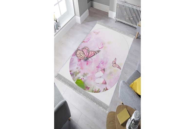 Homefesto Matta 100x300 cm - Multifärgad/Sammet - Orientaliska mattor - Persisk matta