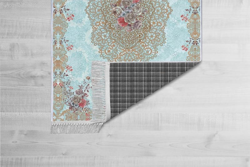 Homefesto Matta 100x300 cm - Multifärgad/Sammet - Textil & mattor - Mattor - Orientaliska mattor