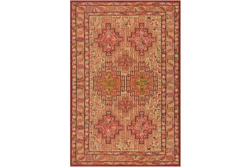 Homefesto Matta 100x300 cm - Multifärgad/Sammet - Textil & mattor - Mattor - Orientaliska mattor