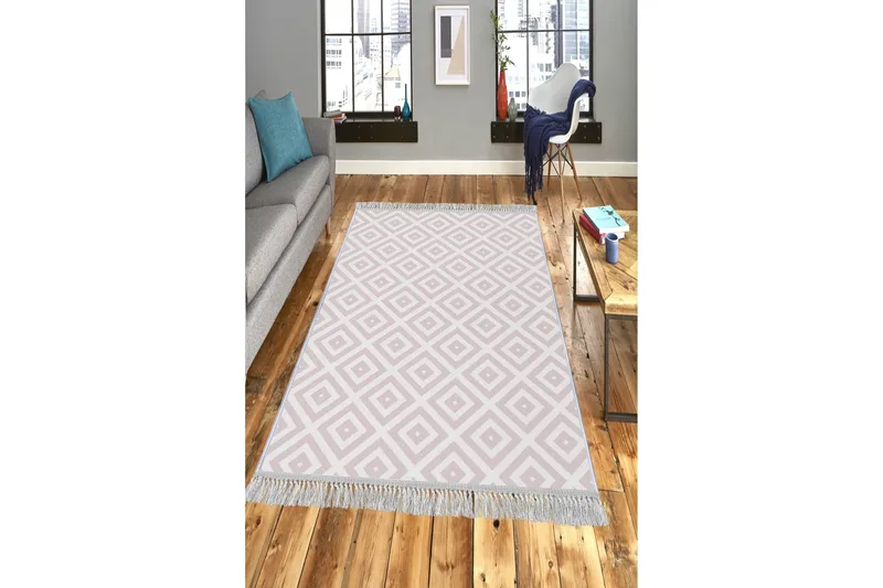 Homefesto Matta 100x300 cm, Multifärgad/Sammet