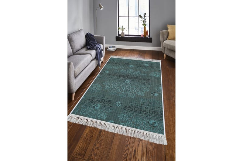 Homefesto Matta 100x300 cm - Multifärgad/Sammet - Textil & mattor - Mattor - Orientaliska mattor