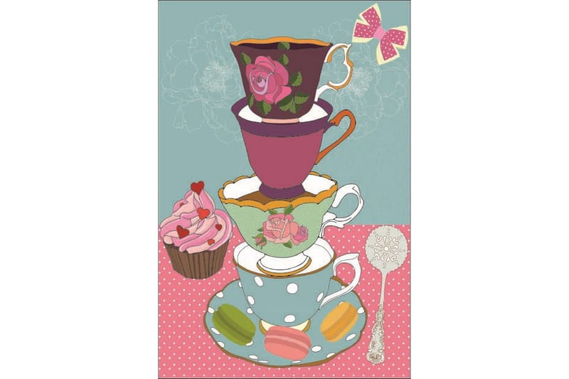 Homefesto Matta 100x300 cm - Multifärgad/Sammet - Textil & mattor - Mattor - Orientaliska mattor