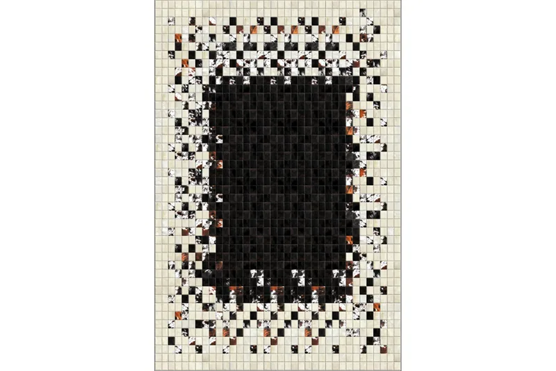 Homefesto Matta 100x300 cm, Multifärgad/Sammet