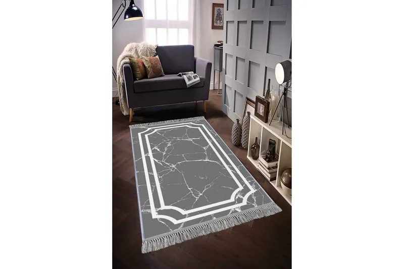 Homefesto Matta 100x300 cm, Multifärgad/Sammet