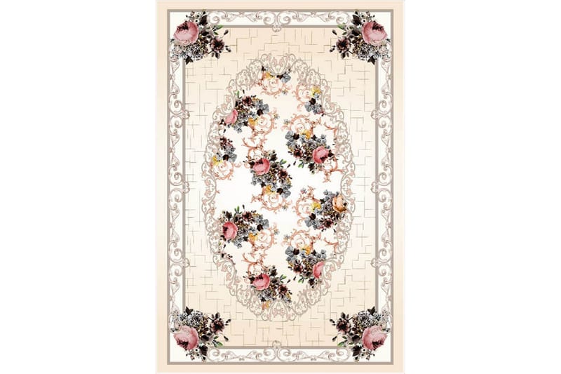 Homefesto Matta 100x300 cm - Multif ärgad/Sammet - Textil & mattor - Mattor - Orientaliska mattor