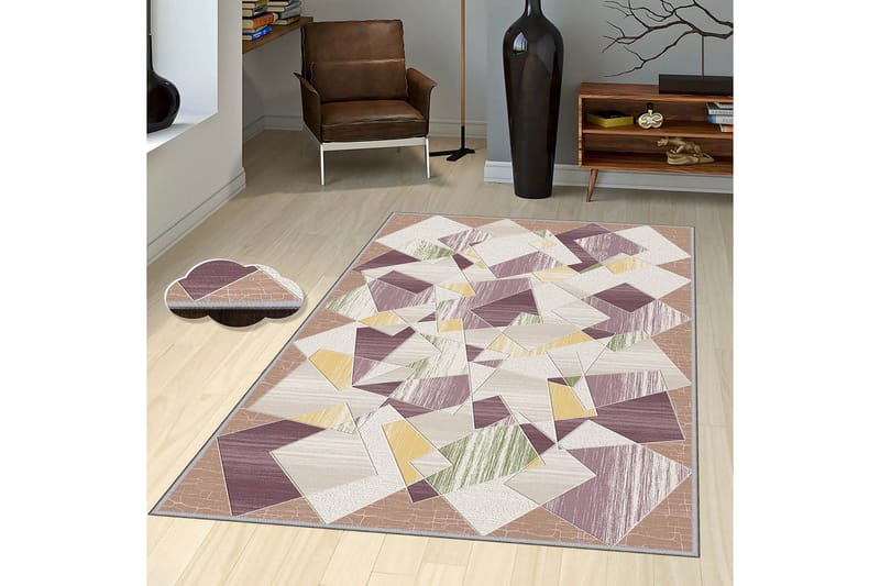 Homefesto Matta 120x180 cm, Multifärgad