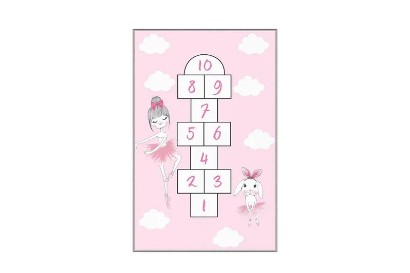 Homefesto Matta 120x180 cm, Multifärgad