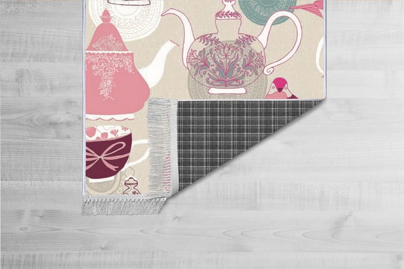 Homefesto Matta 120x180 cm - Multifärgad/Sammet - Textil & mattor - Mattor - Orientaliska mattor