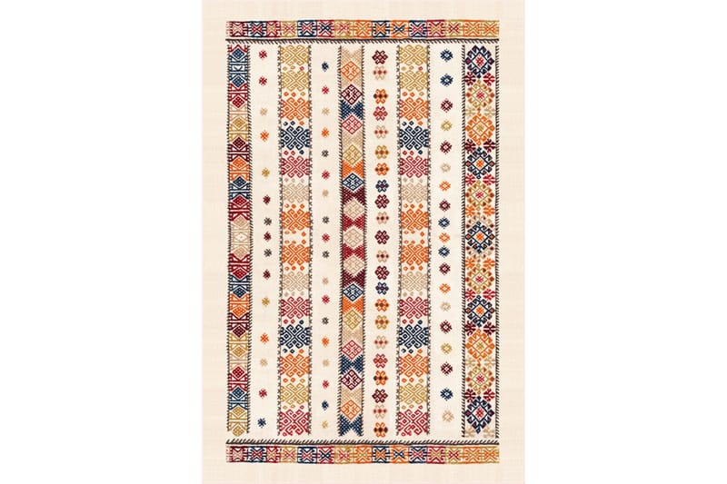 Homefesto Matta 120x180 cm, Multifärgad/Sammet