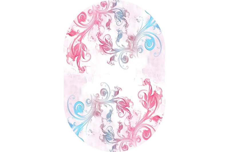 Homefesto Matta 120x180 cm - Multifärgad/Sammet - Textil & mattor - Mattor - Orientaliska mattor