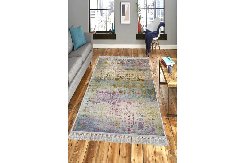 Homefesto Matta 120x180 cm, Multifärgad/Sammet