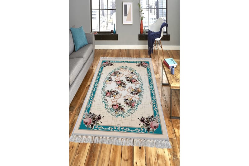 Homefesto Matta 120x180 cm, Multifärgad/Sammet