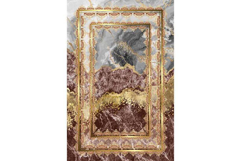 Homefesto Matta 120x180 cm - Multif ärgad/Sammet - Textil & mattor - Mattor - Orientaliska mattor