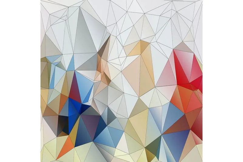 Homefesto Matta 140x220 cm, Multifärgad