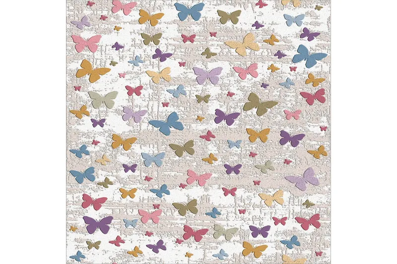 Homefesto Matta 140x220 cm, Multifärgad