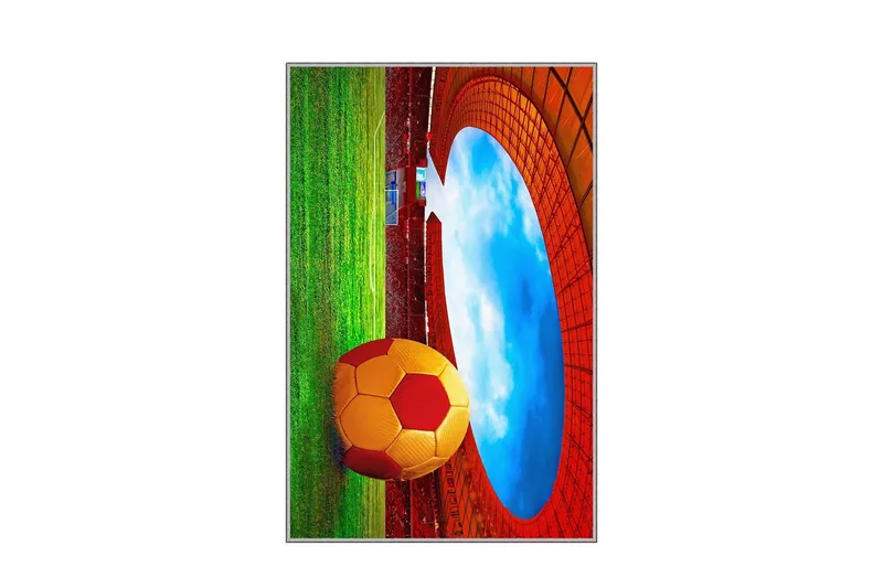 Homefesto Matta 140x220 cm, Multifärgad