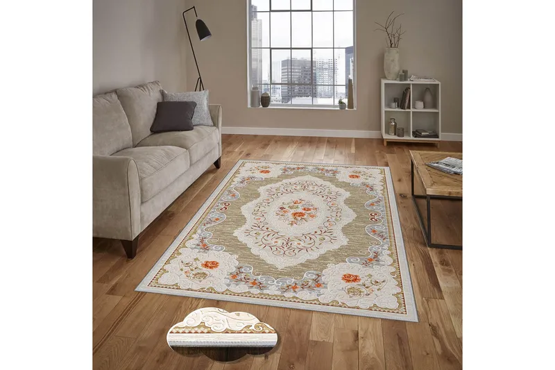 Homefesto Matta 140x220 cm, Multifärgad