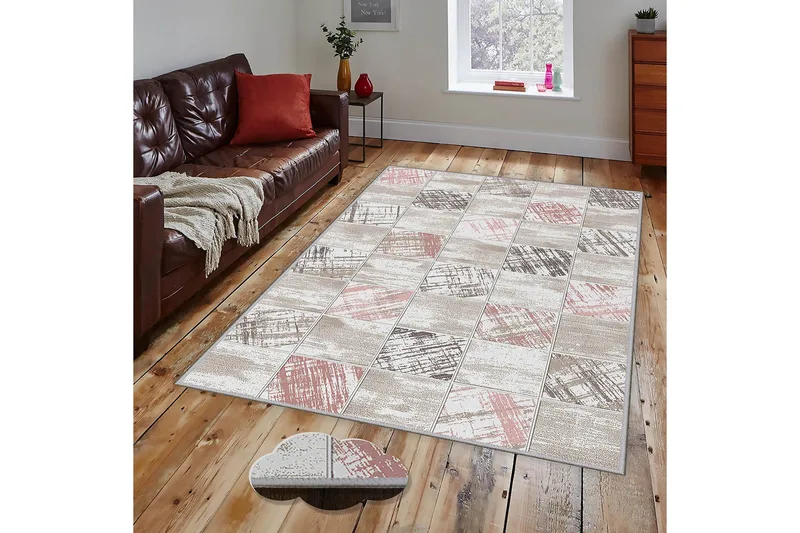 Homefesto Matta 140x220 cm, Multifärgad