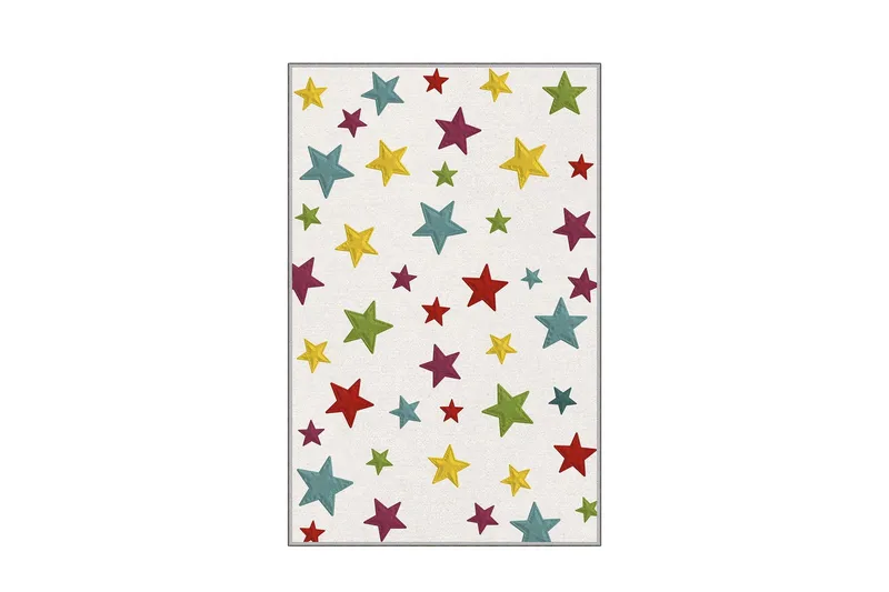 Homefesto Matta 140x220 cm, Multifärgad