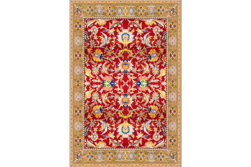 Homefesto Matta 140x220 cm - Multifärgad/Sammet - Orientaliska mattor - Persisk matta