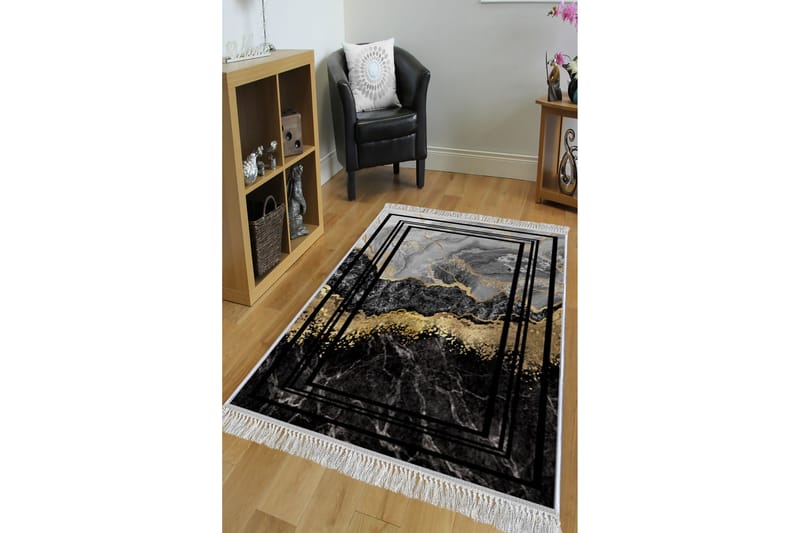 Homefesto Matta 140x220 cm - Multifärgad/Sammet - Textil & mattor - Mattor - Orientaliska mattor