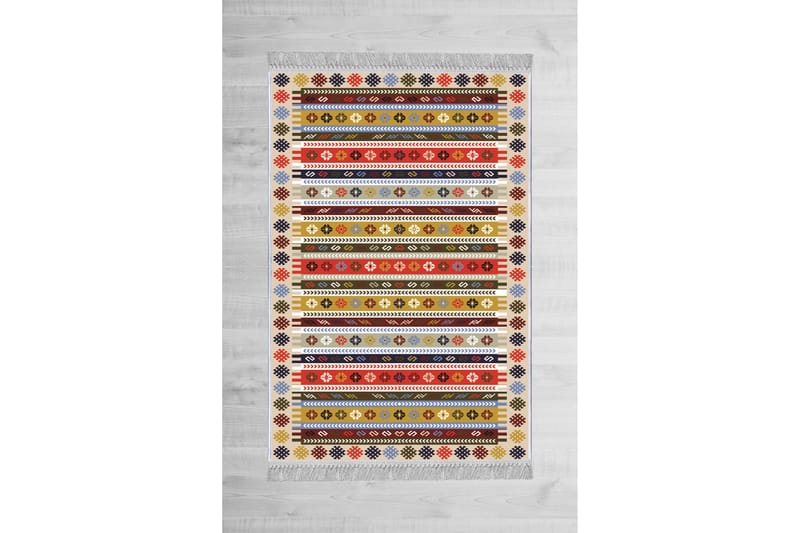 Homefesto Matta 140x220 cm - Multifärgad/Sammet - Orientaliska mattor - Persisk matta