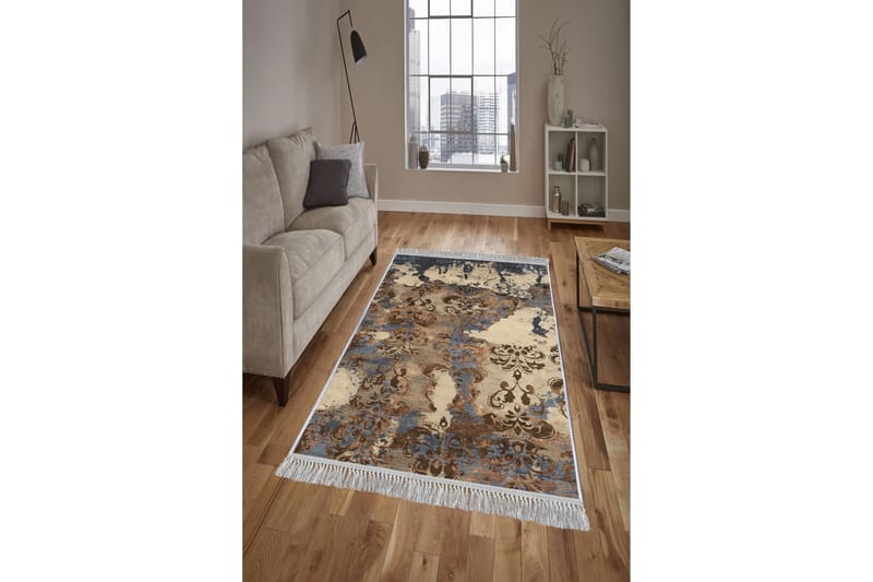 Homefesto Matta 140x220 cm - Multifärgad/Sammet - Textil & mattor - Mattor - Orientaliska mattor