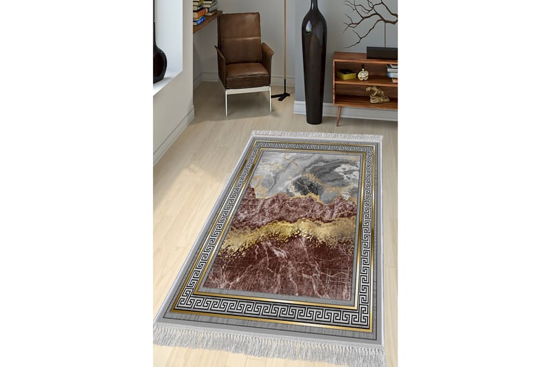 Homefesto Matta 140x220 cm - Multifärgad/Sammet - Orientaliska mattor - Persisk matta