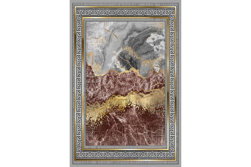 Homefesto Matta 140x220 cm - Multifärgad/Sammet - Orientaliska mattor - Persisk matta