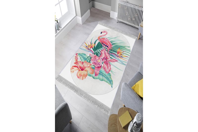 Homefesto Matta 140x220 cm - Multifärgad/Sammet - Textil & mattor - Mattor - Orientaliska mattor