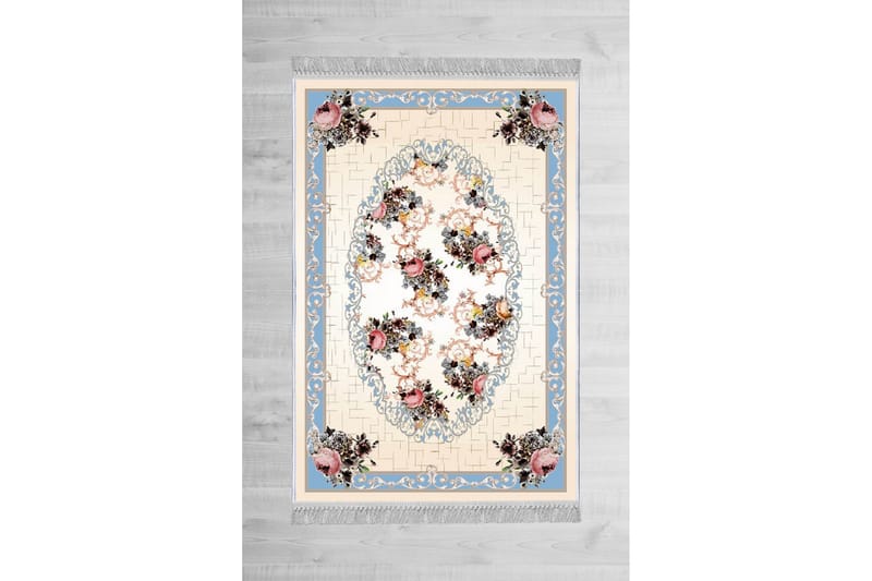 Homefesto Matta 140x220 cm - Multifärgad/Sammet - Textil & mattor - Mattor - Orientaliska mattor