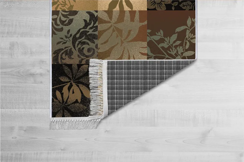 Homefesto Matta 140x220 cm - Multifärgad/Sammet - Textil & mattor - Mattor - Orientaliska mattor