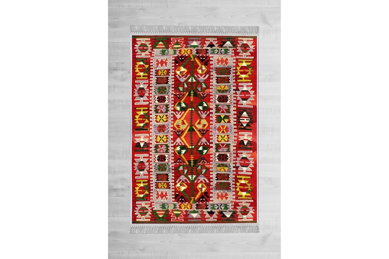 Homefesto Matta 140x220 cm - Multifärgad/Sammet - Textil & mattor - Mattor - Orientaliska mattor