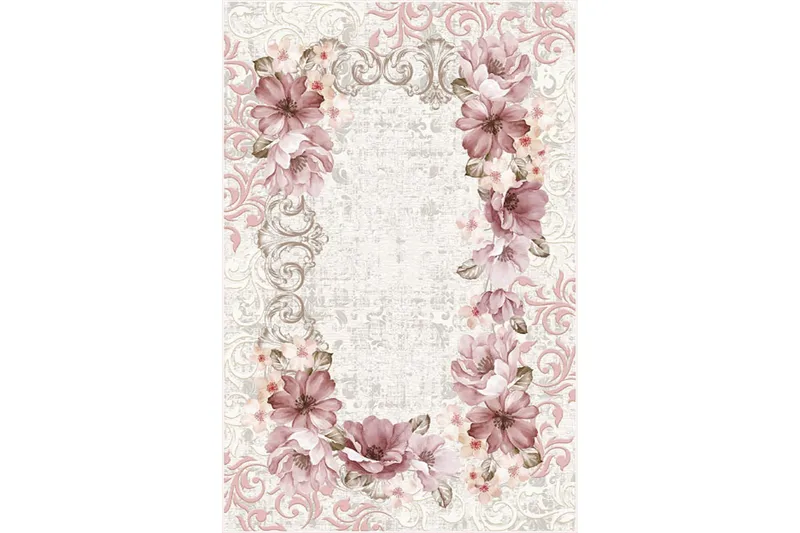 Homefesto Matta 140x220 cm, Multifärgad/Sammet